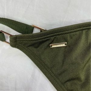 Green bikini bottoms with gold detail Victoria’s Secret